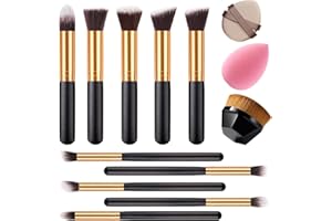 Makeup Brushes,10PCS Makeup Brush Set for Eye and Face,Makeup Brush Foundation Powder Blush Blending Eyeshadow Brushes Set,Ma