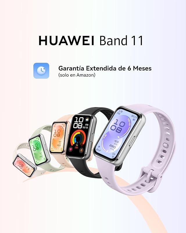 Relógio inteligente Band 11, 1,62" AMOLED 1500 Nits, Android e iOS, branco