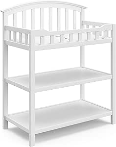 graco changing table white