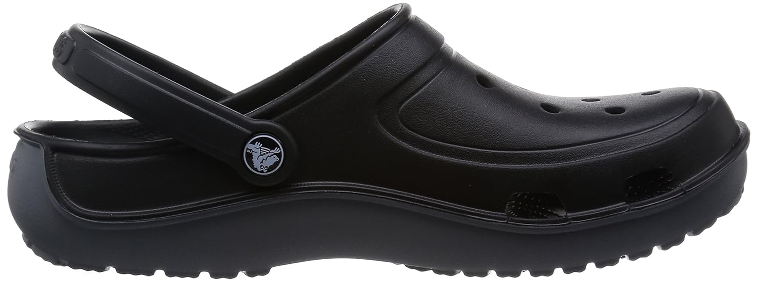crocs unisex duet wave rubber clogs and mules