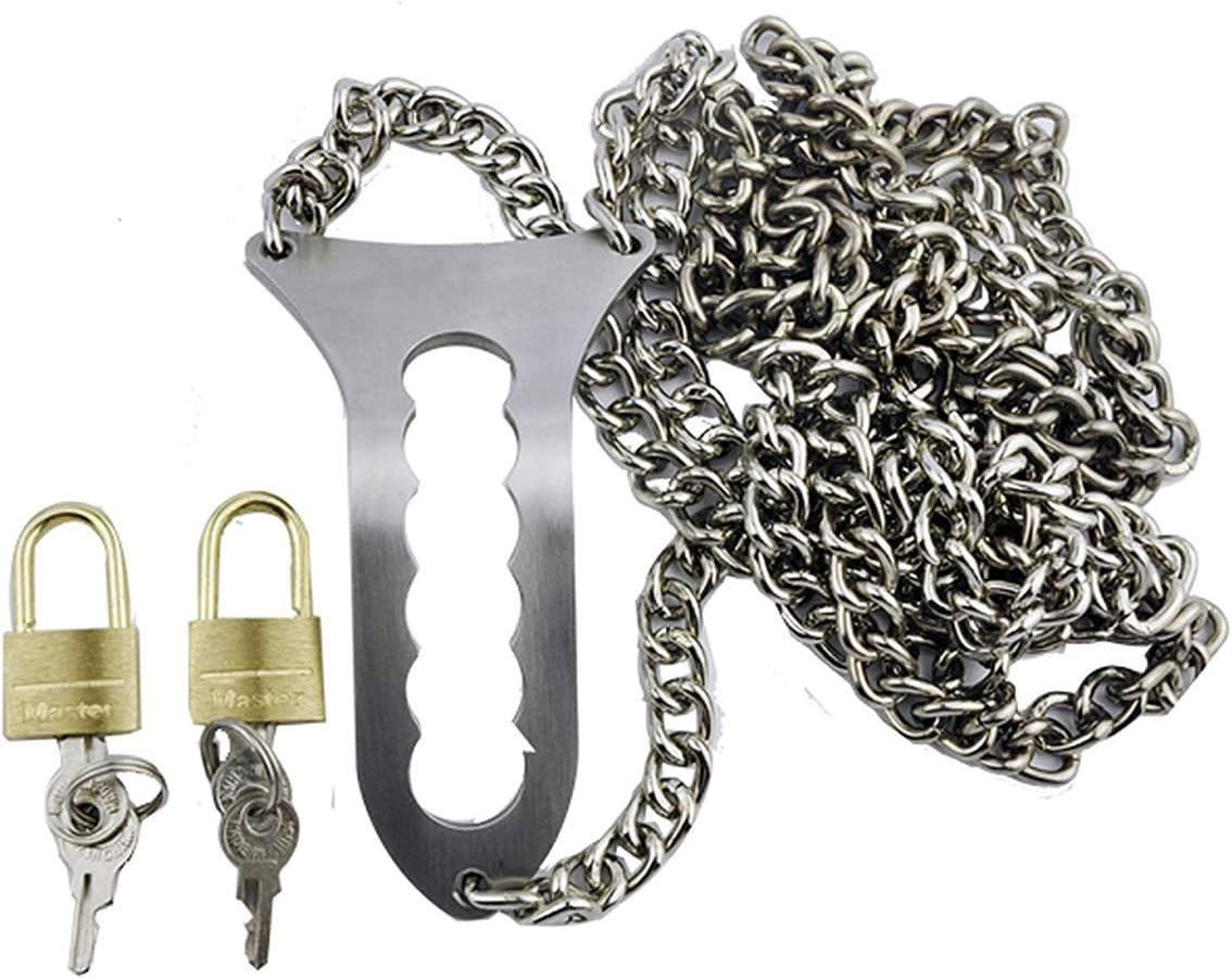CODPZ SHIRTS adulllt Game Sexaa Game Female Stainless Steel Chain Stealth Chástí-ty Belt Chástí-ty Lock Virginity Chástí-ty Sexaa Toy A188,