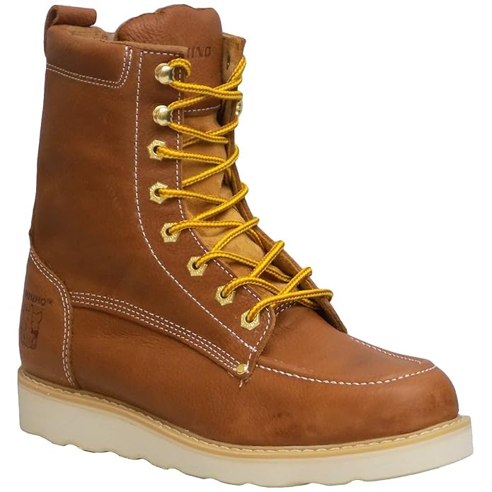 Rhino Men's 82T06 8" Leather Work Boot (10.5, Butternut) Review