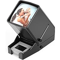 DIGITNOW 35mm Slide and Film Viewer, 3X Magnification, Battery Operation, LED Lighted Illuminated Viewing –for 35mm Slides & 
