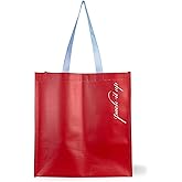 Kate Spade New York Reusable Shopping Bag, Grocery Tote with Shoulder Straps, Large Collapsible Tote