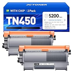 TN450 Black Toner Cartridge 2-Pack Replacement