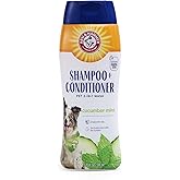 Arm & Hammer 2-in-1 Shampoo & Conditioner for Dogs | Dog Shampoo & Conditioner in One | Cucumber Mint, 20 Ounce Bottle for Al