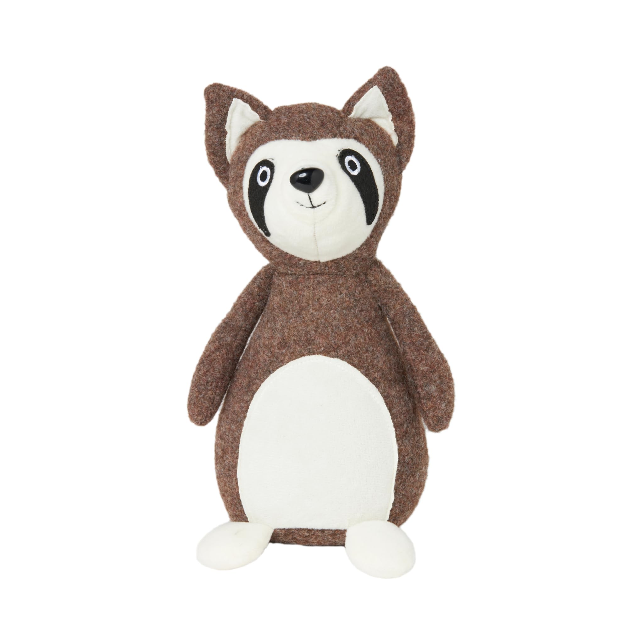 HEITMANN DECO Raccoon Fabric Door Stop Dark Brown/White