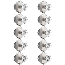 Orger Crystal Interior Half-Dummy Door Knobs for