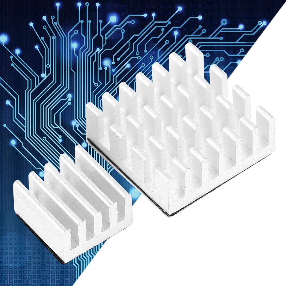 10 Set Heat Sink CPU Cooler PCB Power Board Radiator with Adhesive for Raspberry Pi 2/3/4 - Image 5