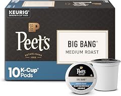 Peet's Coffee Coffee Pods, Medium Roast, Big Bang, 10 K Cups