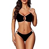 Avidlove Lingerie Set for Women Cut Out Sexy 2 Piece Bra and Panty Set Strappy Underwear Lingerie