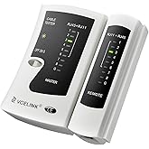 VCELINK Network Cable Tester, RJ45 Ethernet Cable Tester for Cat6/Cat5/Cat7 LAN Cable & RJ11 Phone Cable