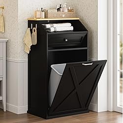GAZHOME 13 Gallon Tilt Out Trash Cabinet, Upgrade
