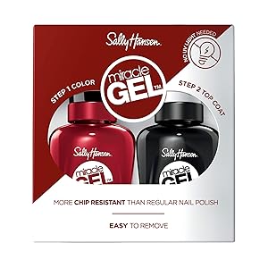 Sally Hansen Miracle Gel Nail Polish Lacquer, Dig Fig, 1.0 Fl. Oz., Value Pack