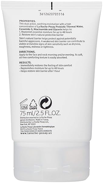 LA ROCHE-POSAY TOLERIANE DOUBLE REPAIR MOISTURIZER, 2.5 FL. OZ.