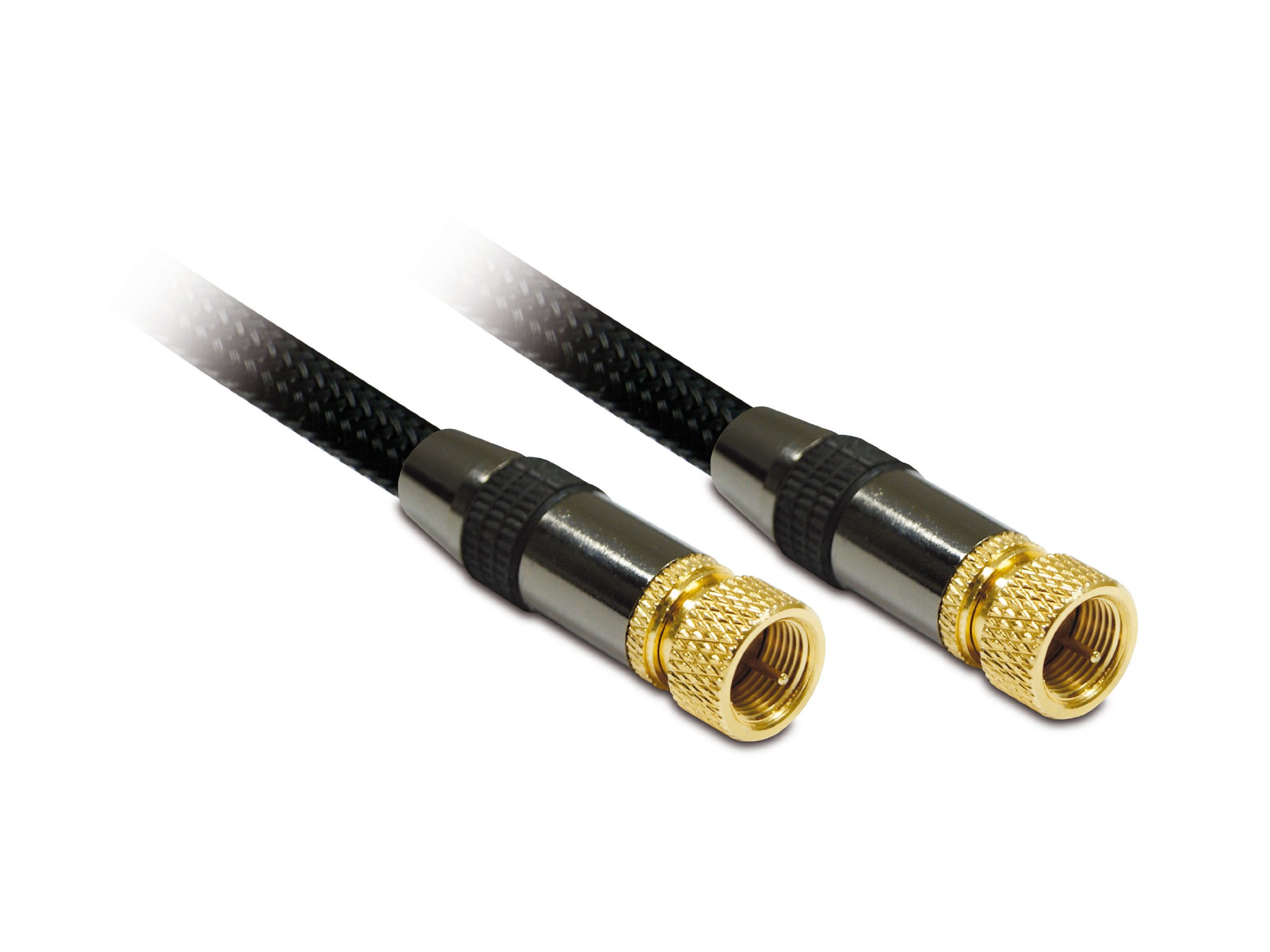 Metronic 419010 Aerial Cable - Male/Male - 1.5 m - Black