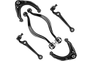 ILONPA Front Rearward Forward Lower&Upper Control Arms w/Ball Joints for 2007-2012 Ford Fusion Lincoln MKZ Mercury Milan (6pc)