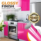 vgoltd Gloss Self-Adhesive Vinyl Wrap Hot Pink 90 x 100 cm view 6