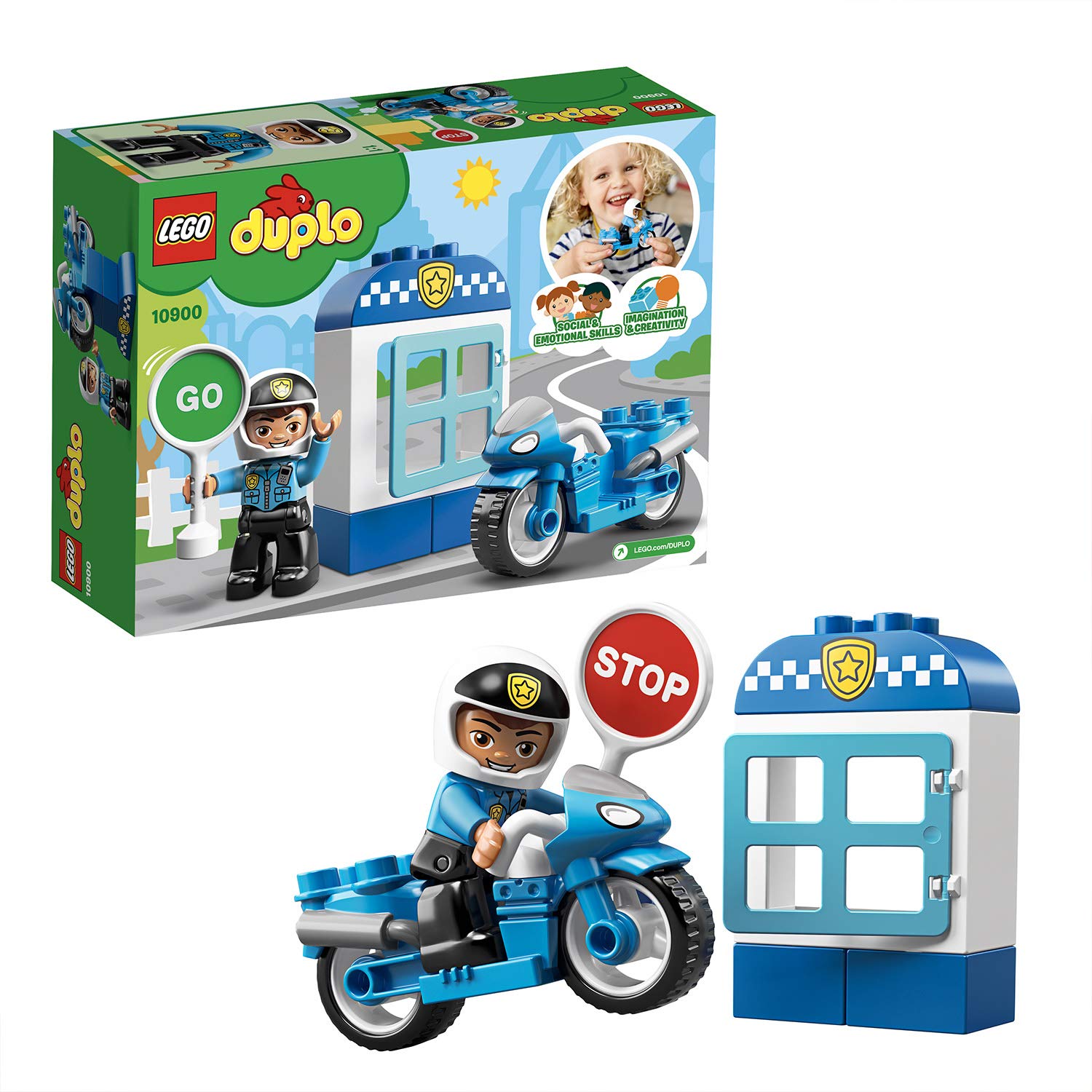 duplo police bike