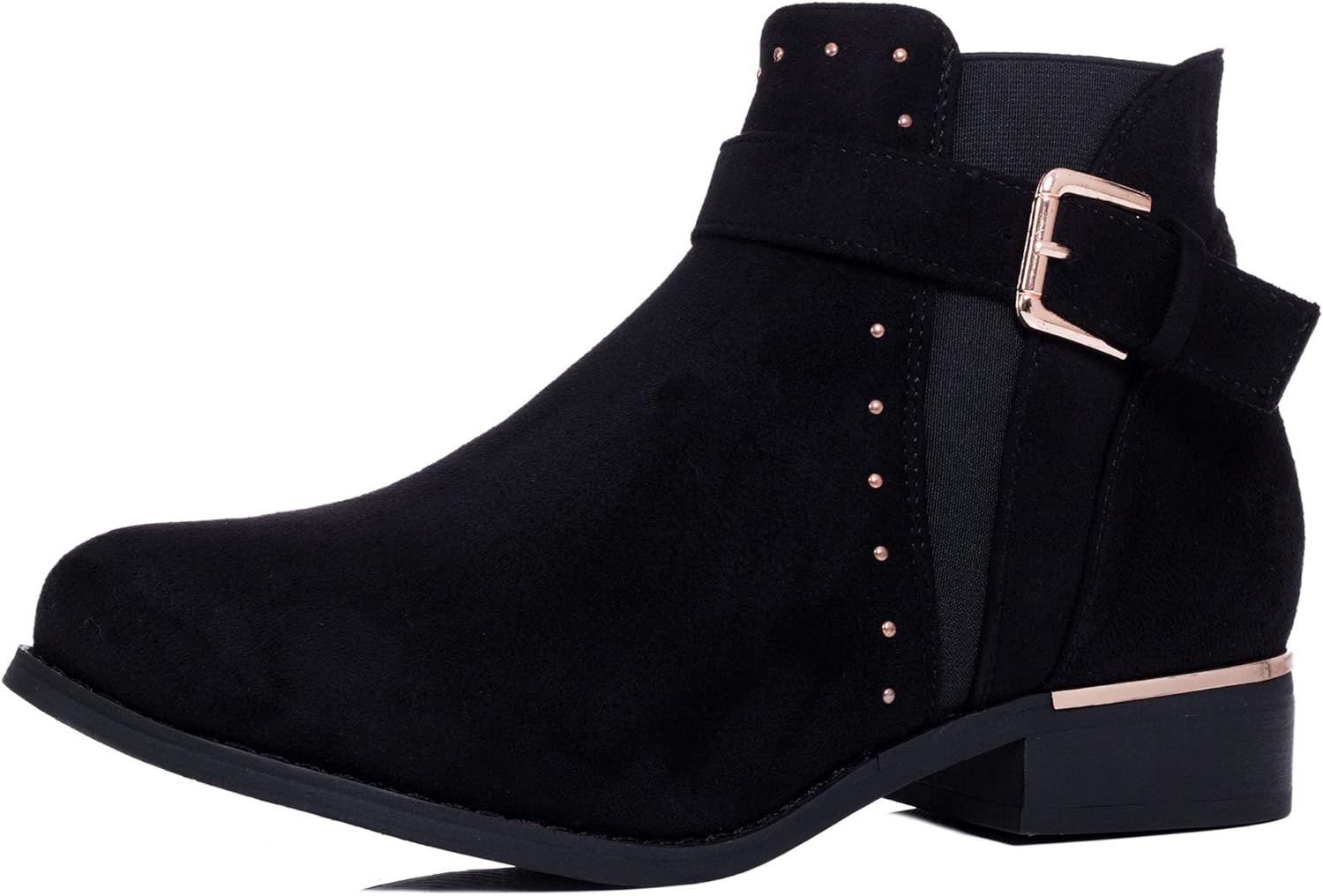 flat wide ankle boots