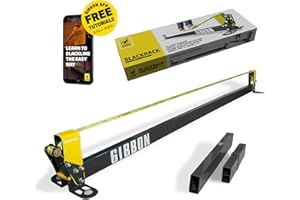 GIBBON Slackrack - Freestanding Outdoor or Indoor Slackline - Slack Line for Kids & Adults - Balance Trainer - Setup in 7ft or 10ft