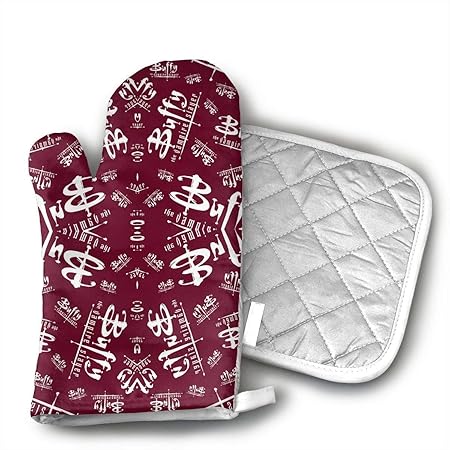 Guantes de horno VAMIX con hojas amarillas para pintar ...