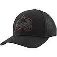 ZHATS NHL Officially Licensed Adjustable Snapback Hat Dakota Element Black