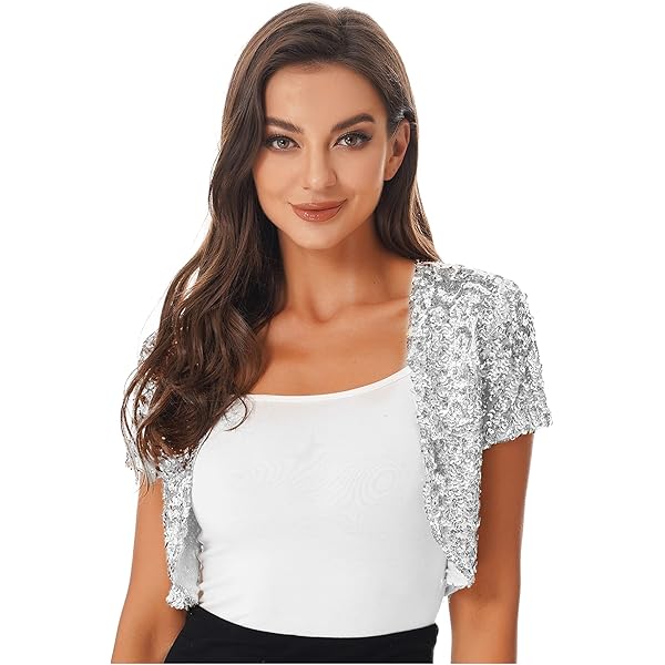Chaqueta Ligera Mujer Cárdigan Mujer Encaje Floral - Bolero Verano 1920 Manga Corta Encogimiento Hombros Ajuste Holgado