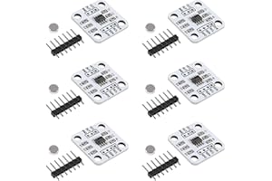 Alinan 6pcs AS5600 Magnetic Encoder 12bit 3.3V High Precision Magnetic Induction Angle Measurement Sensor Module