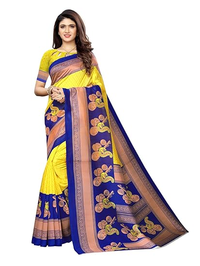 Art Silk Saree with Blouse Piece