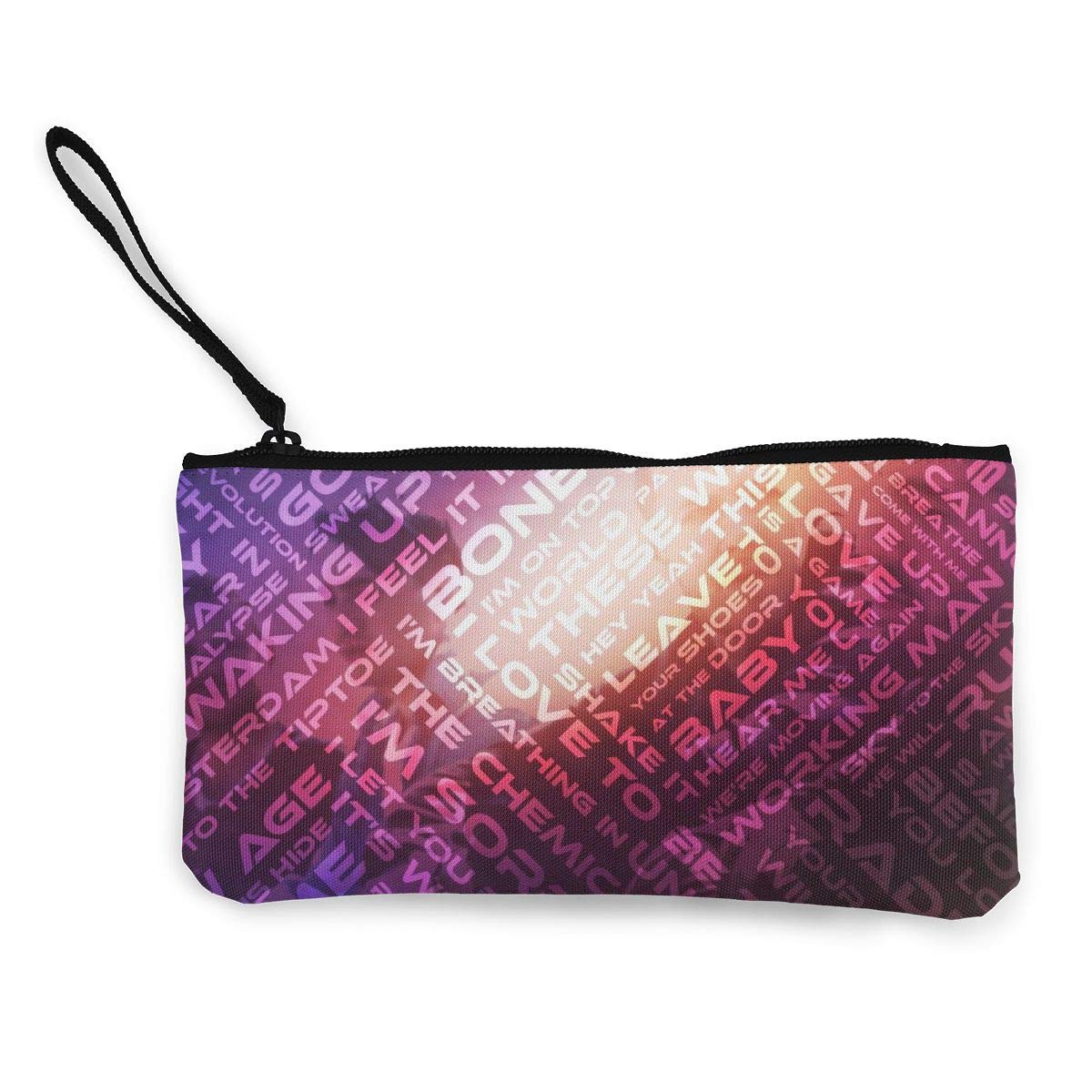 Im/_agine Dra/_gons Canvas Coin Purse Pouch Zipper Wristlet Wallet,Cellphone,Make Up Bag,Handle Key Holder