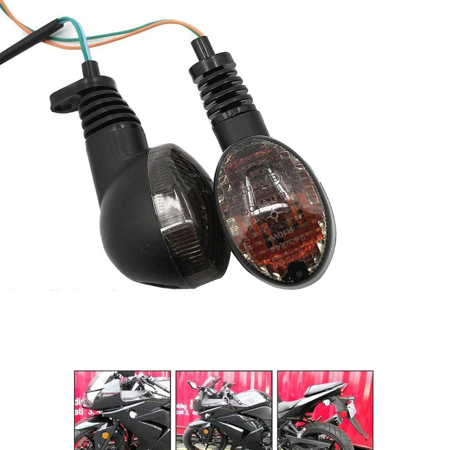 Kawasaki Ninja 500 2X Turn Signal Light Indicator Lamp For