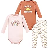Hudson Baby Unisex Cotton Bodysuit and Pant Set