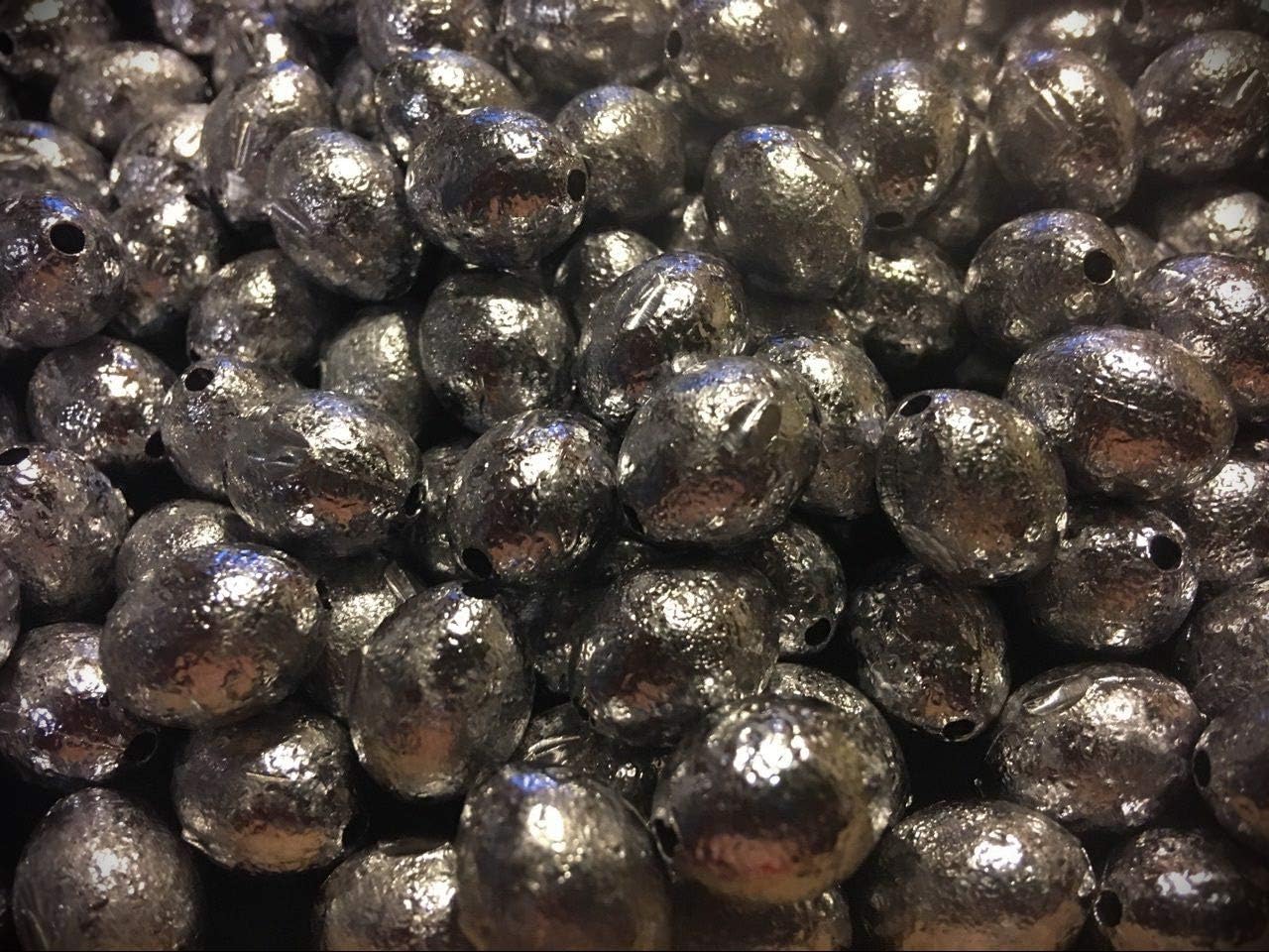 5 Pounds (80) of 1 Oz Egg Sinker Weights Fishing Sinkers Molds for Freshwater or Saltwater Fishing