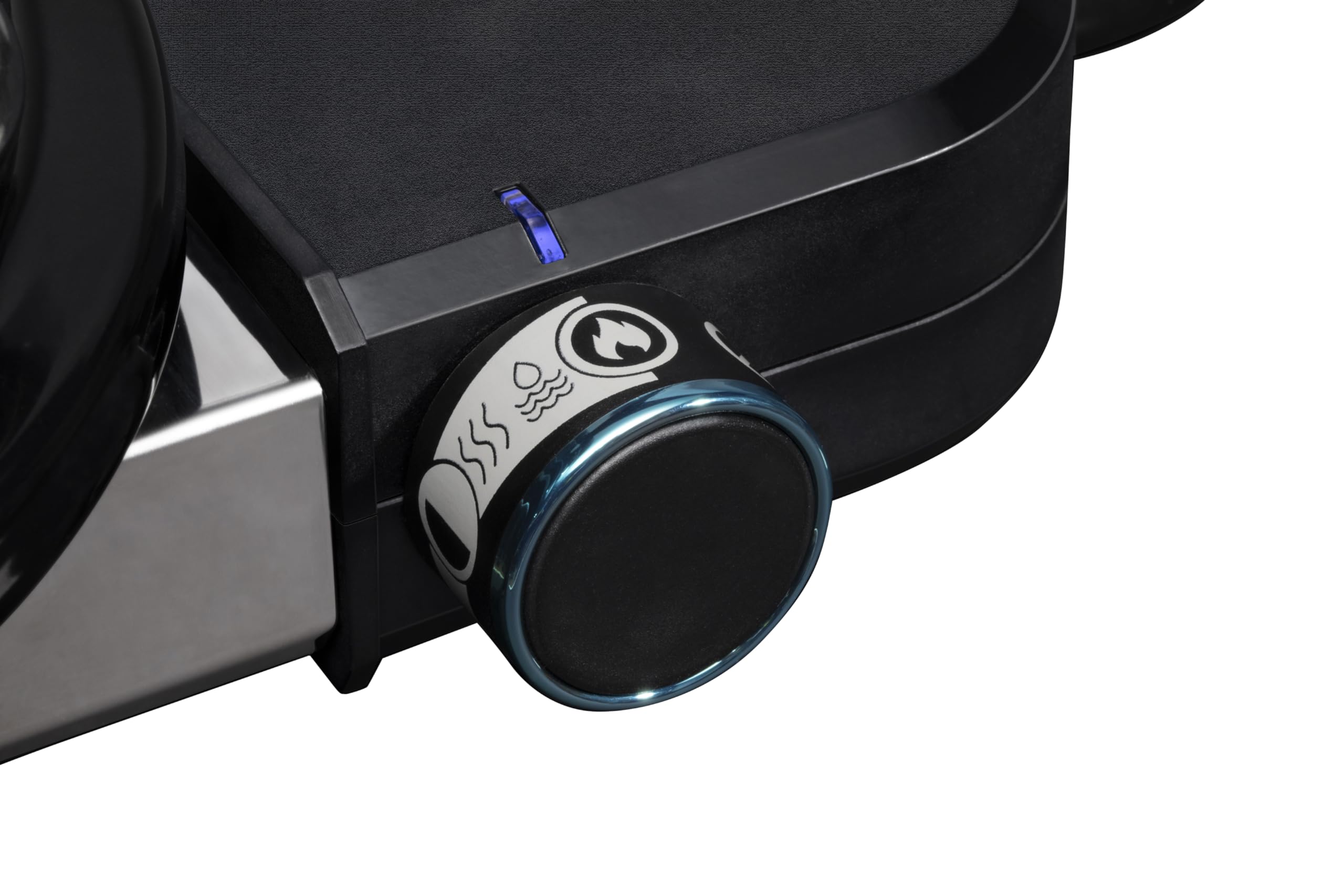 Weber Lumin Compact Tragbarer Kompakter Elektrogrill/Anbraten, Räuchern, Dämpfen, Kochen und Warmhalten, Bis zu 315 °C, Porzellanemaillierte Gusseisenroste, 43 x 32 cm, Schwarz 8