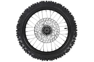 14 Inch Dirt Bike Front Wheel Assembly 60/100-14 2.5-14 Tire Inner Tube with Brake Rotor 125 140 150 Pit Riders