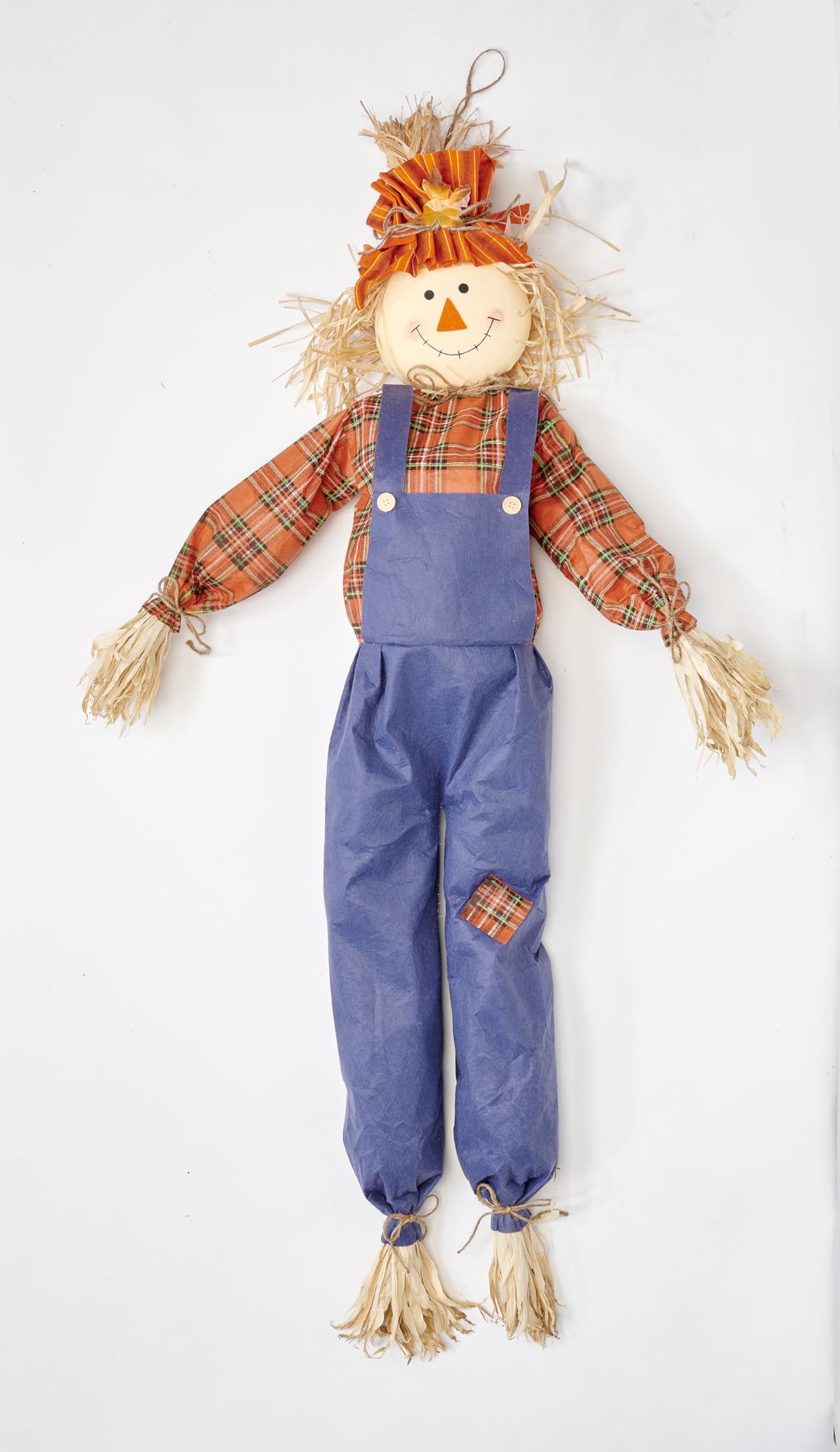 Photo 1 of Worth Imports 68" Stuffed Harvest Scarecrow,Sits or Hangs
