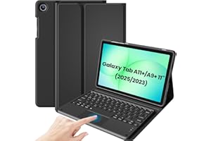 ProCase Keyboard Case for Galaxy Tab A11+ 2025/ A9+ 2023 with Touchpad, Detachable Wireless Type-C Charging Keyboard Folio Co