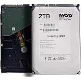 MDD 2TB 64MB Cache 7200RPM SATA 6.0Gb/s 3.5inch Internal Desktop Hard Drive (MDD2000GSA6472)