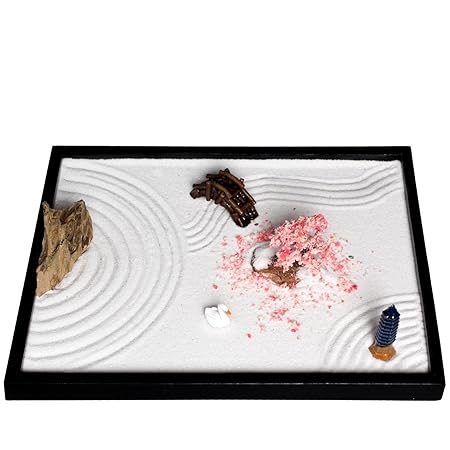 Icnbuys Giardino Zen Da Tavolo Fai Da Te Con Accessori E Utensili Vari Pietra L