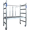 Scaffolding | Multipurpose | Aluminum | 9' Working Height | 330 lbs Load | Alumexx X-UP