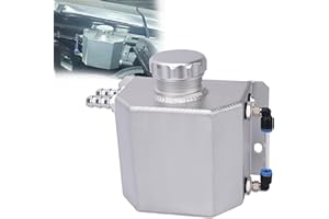 SZLYYDS Coolant Reservoir Tank 1L Universal Coolant Overflow Tank, Overflow Tank Reservoir Aluminum Coolant Radiator Expansion Tank