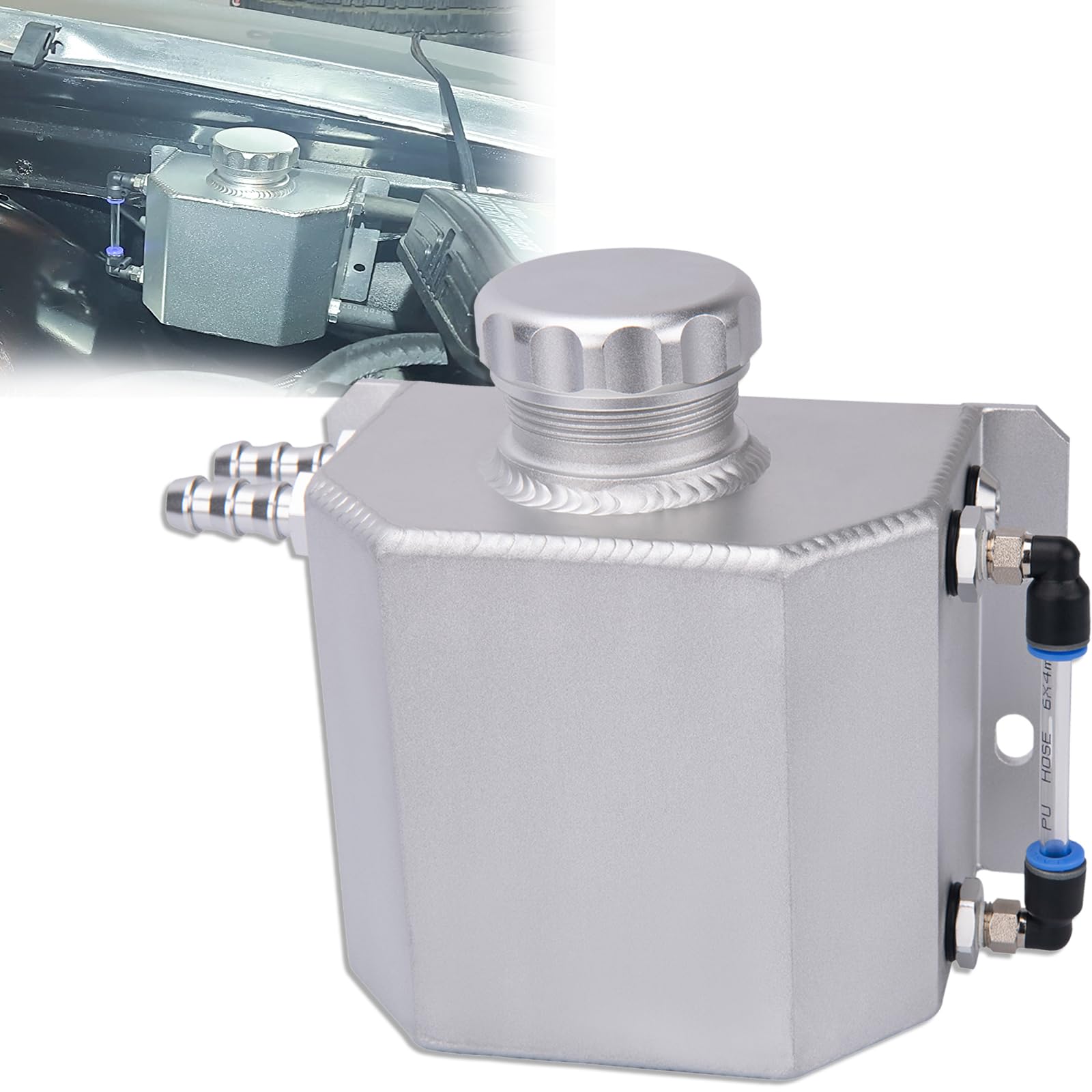Mua Coolant Reservoir Tank 1L Universal Coolant Overflow Tank, Overflow ...
