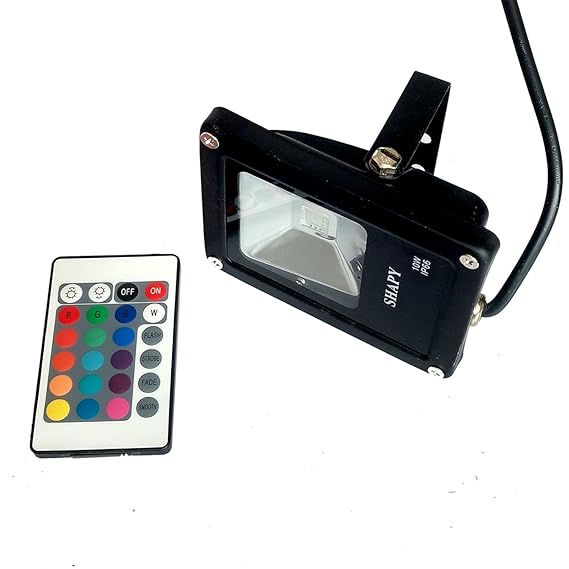 Generic Tiny Deal 10-Watt 900LM Remote Control LED Flood Light