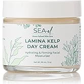 Sea-El Lamina Sea Kelp Day Cream Hydrating & Firming Anti Aging Glow Natural & Organic Dry Skin Care - Daily Face Moisturizer for Women & Men - 2 Oz