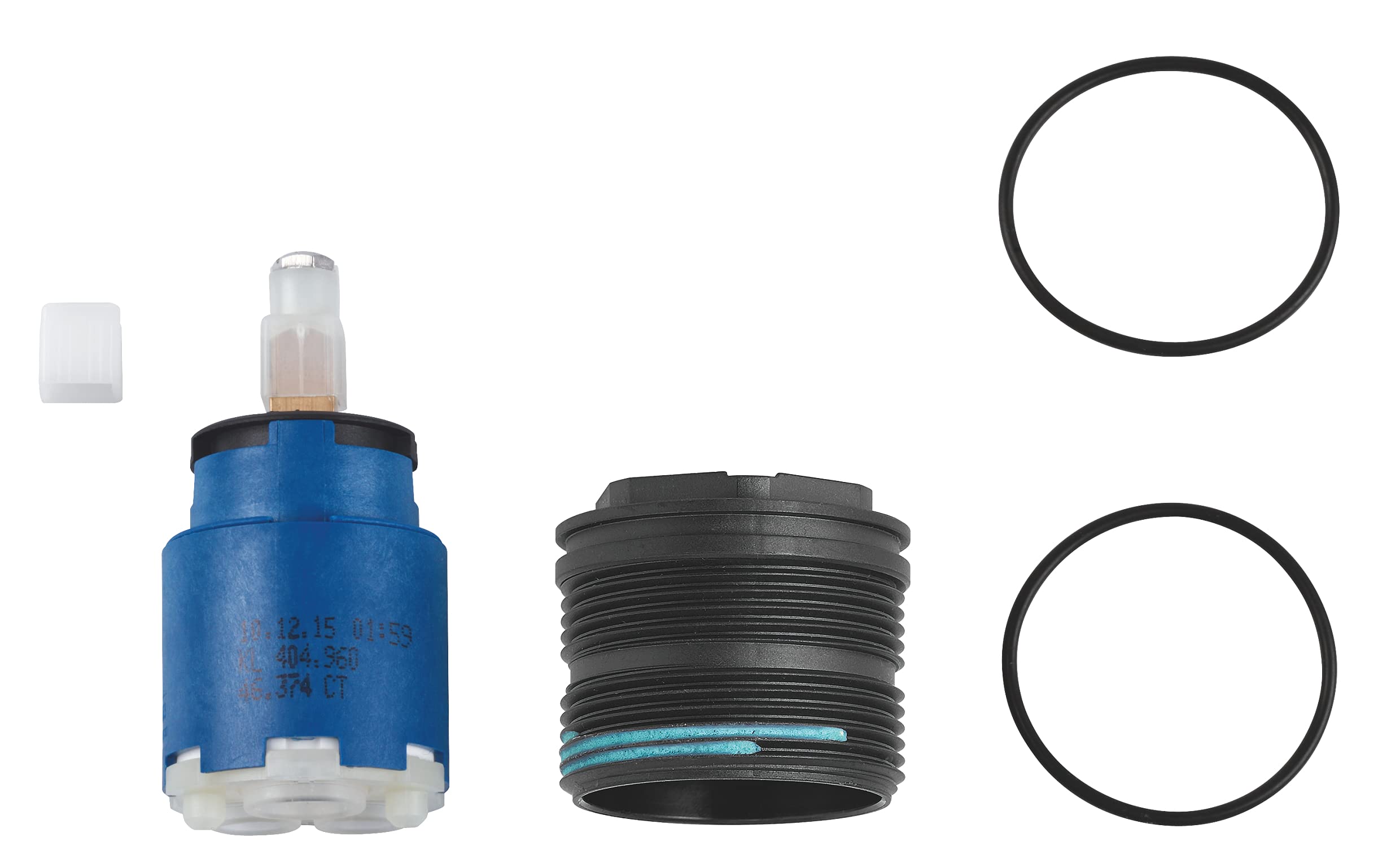 Grohe - Cartouche (40 Mm, Avec Système D'Étanchéité En Céramique, Pour Mitigeur Monocommande), 46374000