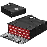 Boczif Pizza Bags for Delivery, Insulated Pizza Bags for Carry Hot,Pack for Food Delivery, Reusable, Warmer for Personal Use,