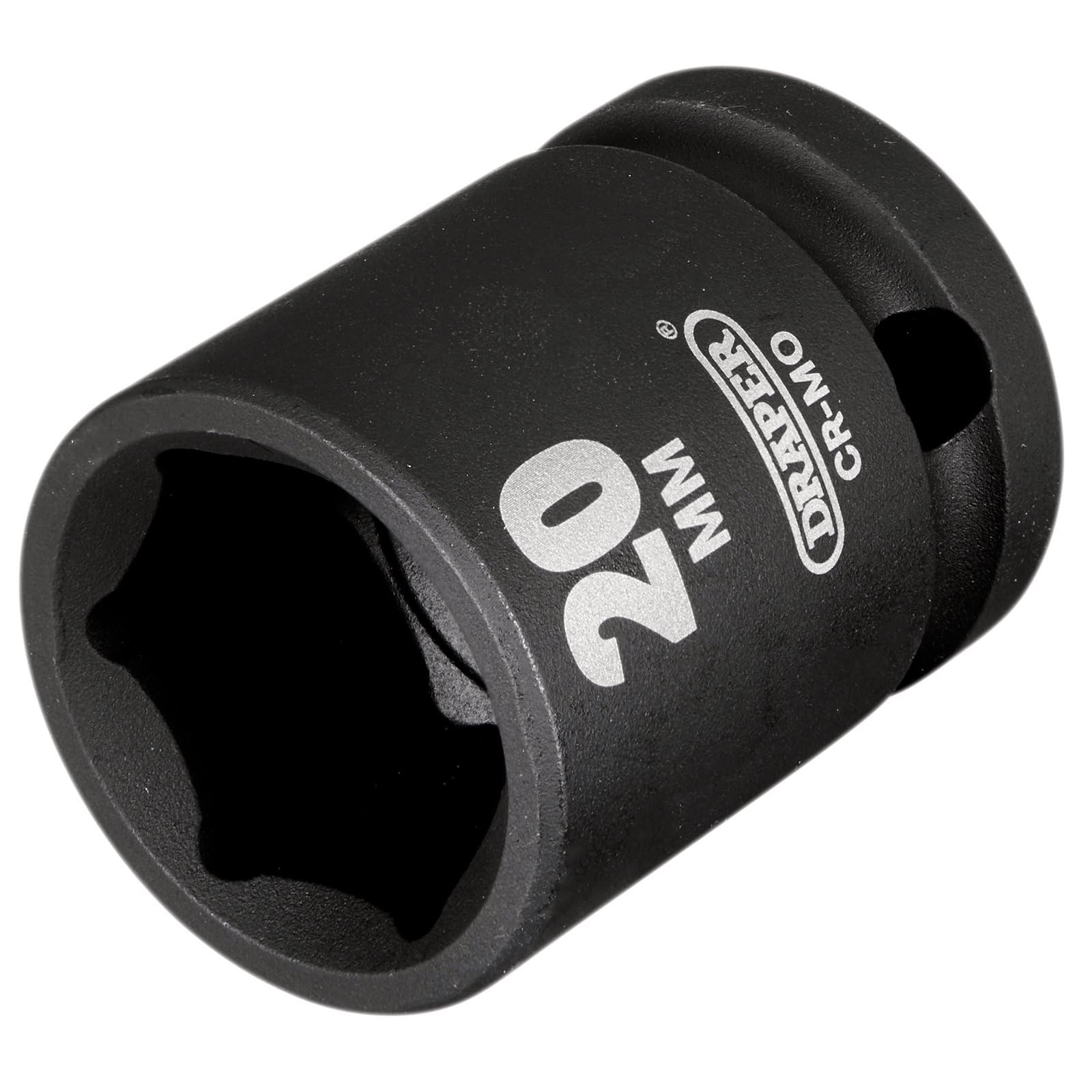 Draper 20184 Hi-TORQ Impact Socket, 1/2" Sq. Dr., 20mm