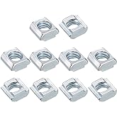 Uxcell T-Slot Nuts, 30pcs – M6 Nickel Plated For Aluminum Extrusion | Easy Slide-In Design For 3D Printers, CNC, DIY Projects