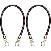 uxcell Leather Purse Strap, PU Braided Purse Replacement Handle for Women's Handbag Underarm Bag Tote